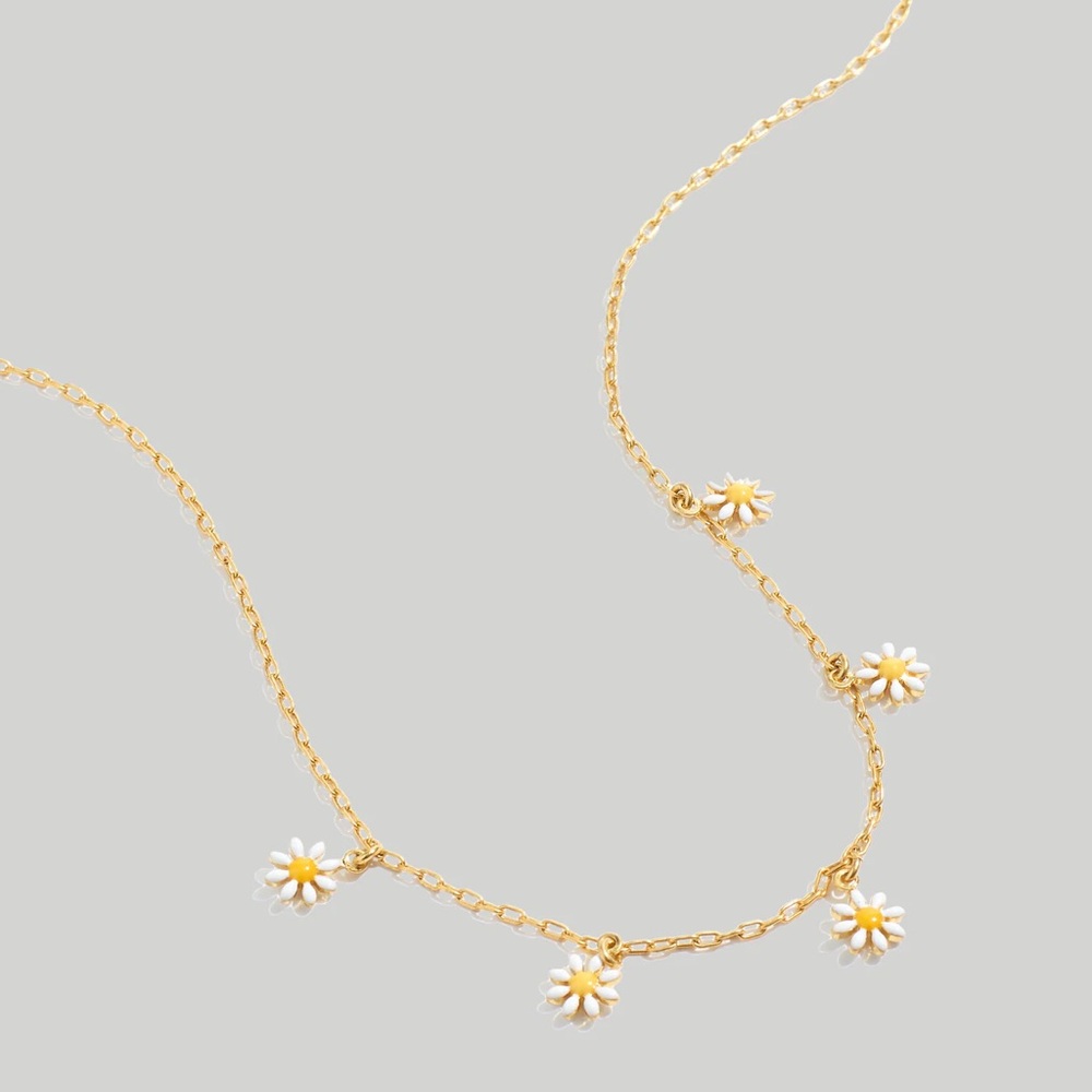 Madewell | Gold Daisy choker necklace 🌼